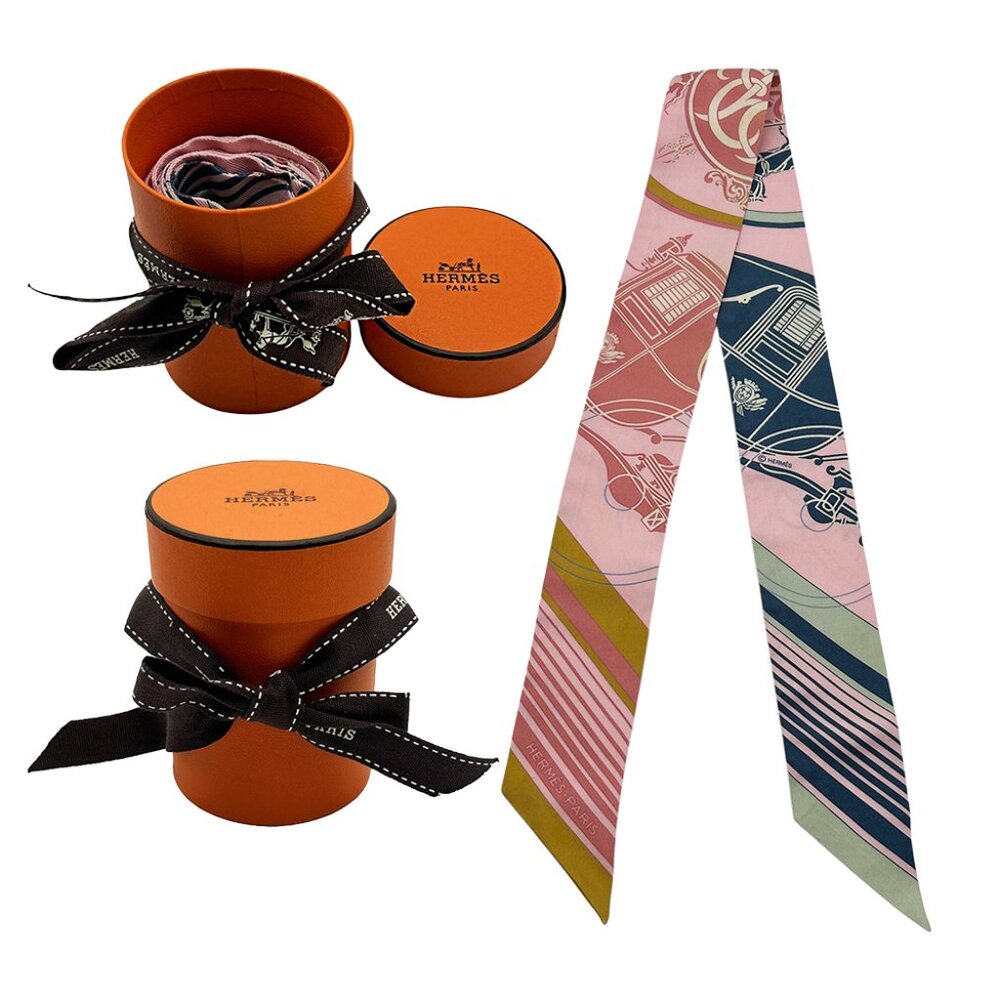 Hermès Ex-Libris Silk Scarf 100% Silk